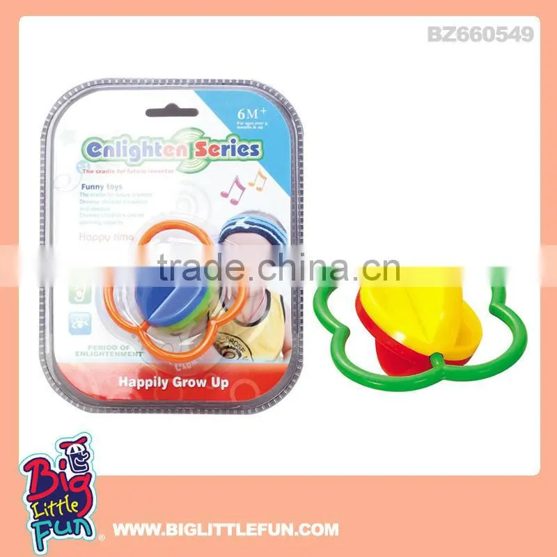 Baby animals plastic baby rattle
