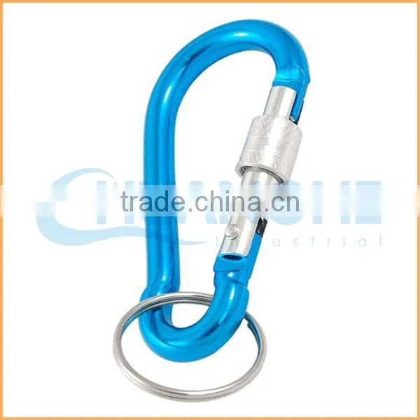 Solid brass carabiner hook