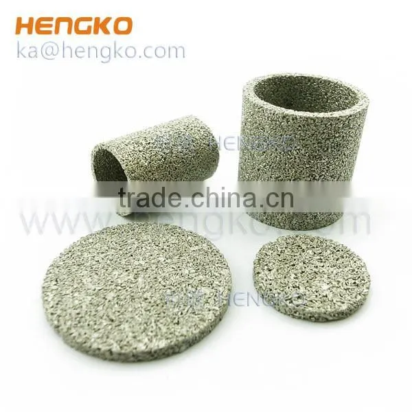 stainless steel 316 perforated Sintered metal filter disc 5 micron