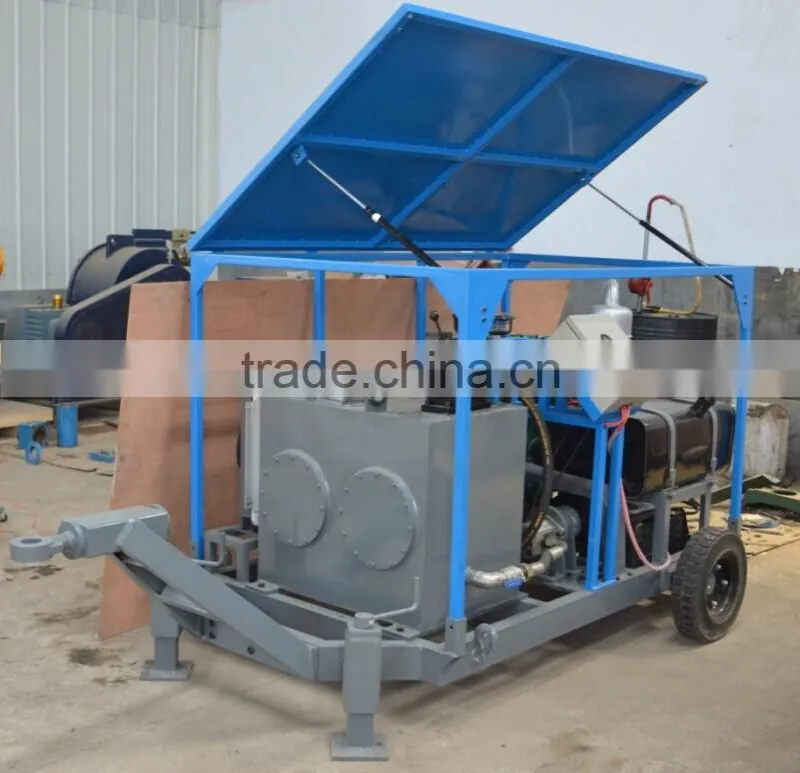 Compact structure diesel hydraulic power pack pump for hydraulic cylinders