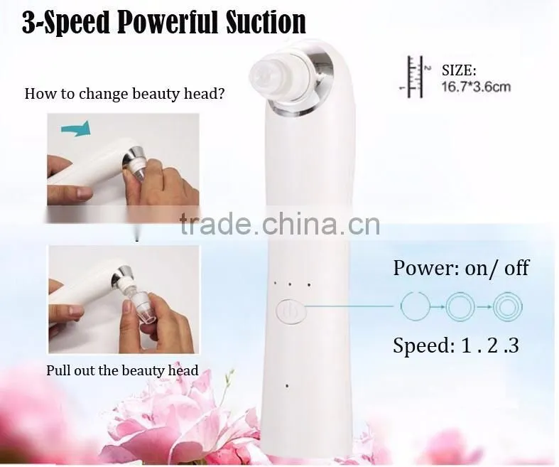 2017 Most Popular Blackhead Remover vacuum blackhead remover