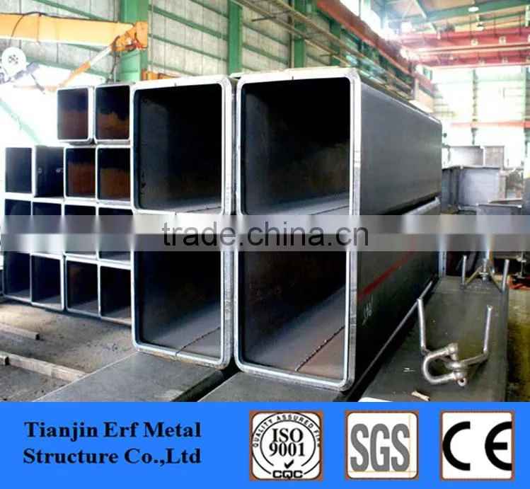 pre galvanized round erw black carbon steel pipe manufacturer price