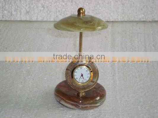 Top Qulaity GOOD QUALITY New design 2017 CLOCKS ONYX MARBLE HANDICRAFTS
