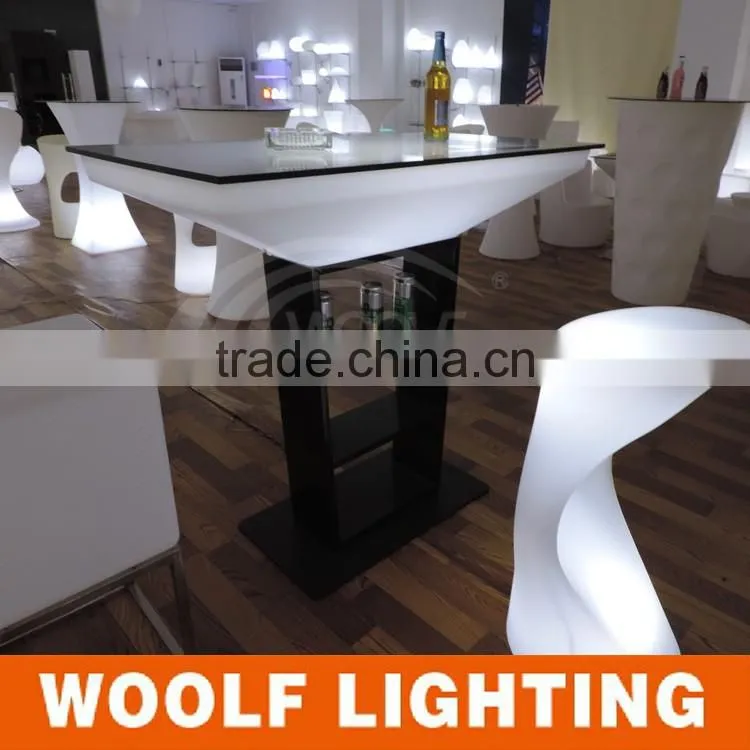 Shining LED Cocktail Table LED Party Events Luminous Decorative Table Decorative Furniture