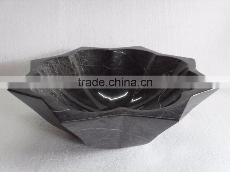 black round stone bathroom basins&sinks