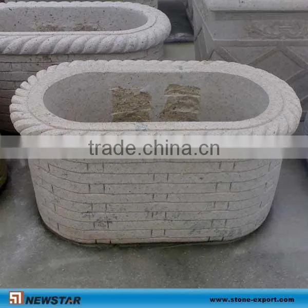 granite stone vase