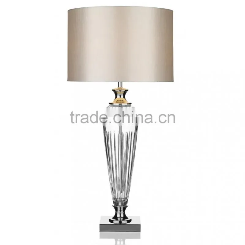 modern home made table crystal desk lamp