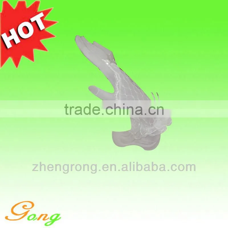 Fashion Wedding Blue Satin Gloves