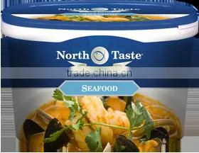Disposable Plastic Pp Supermarket Seafood Packaging, Accept Customer Design Seafood Container