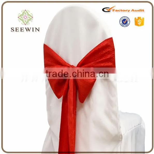 soft tafatta floral chair sash