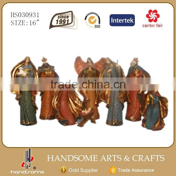 5 Inch Resin Christmas Catholic Nativity Sets Wholesale
