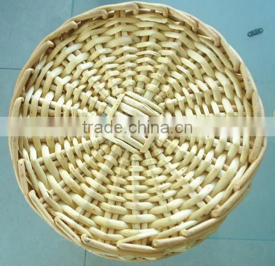 wicker trash & wicker waste bin & garbage can