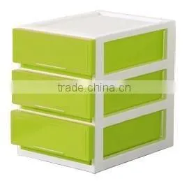 small size 3 layer plastic color socks drawer