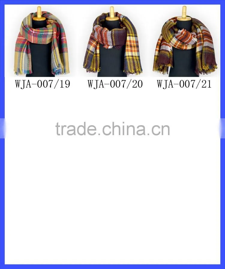 Turkish Pashmina Shawl Red Plaid Winter Shawl Kids Latest Design Shawl