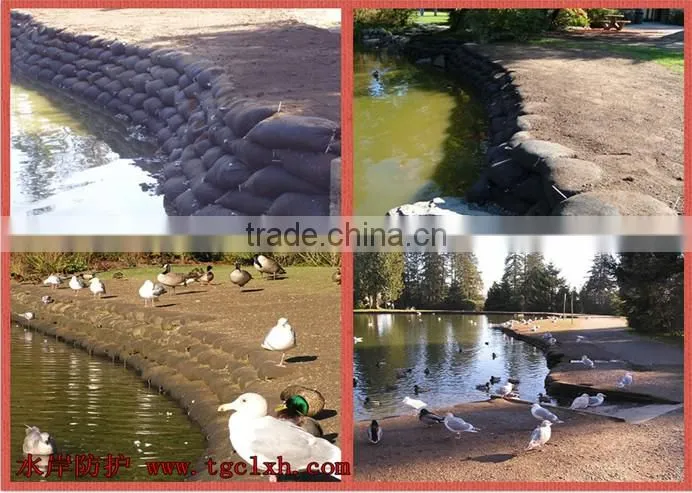 Inland waterway improvement geo bag