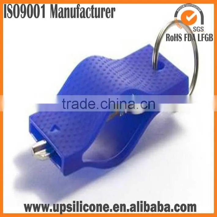 wholesale fashionable silicone key holders
