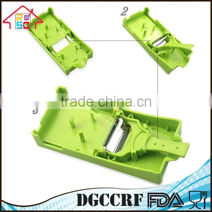 Reliable Factory Multifunction 2 in 1 Vegetable Fruit Salad Peeler Silcer