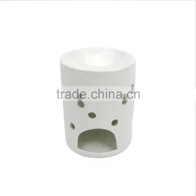 2016 Eco-Friendly Elegant White Indoor Ceramic Incense Oil Burners for home decoration
