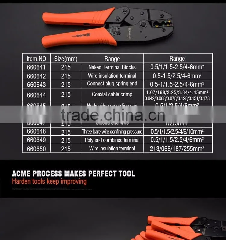 Professional Ratchet Crimping Pliers