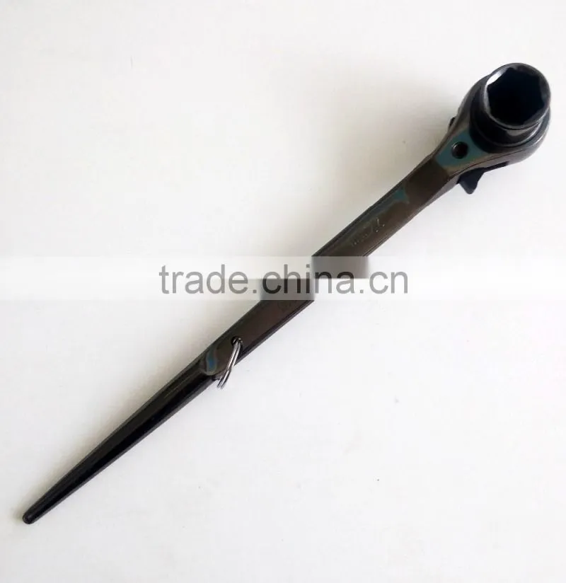 CRV ratchet tapered scaffold podger spanner