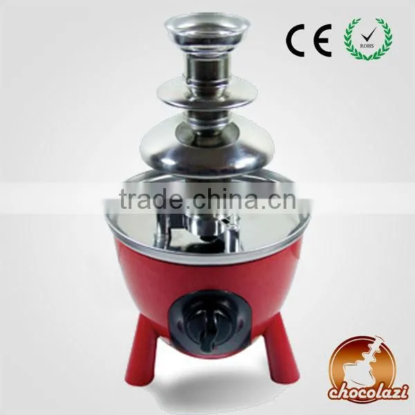 CHOCOLAZI ANT-8030 ALL Model 3 tiers wholesale Mini Home plastic for family in China chocolate fountain