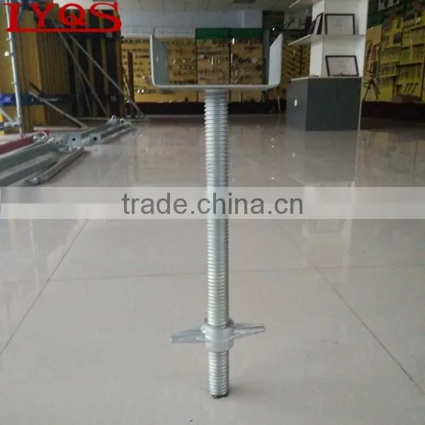 Adjustable U head jack scaffolding u-head jack