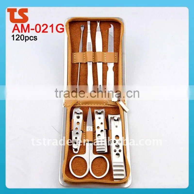 2014 new 7PCS Nail Manicure set professional pedicure tools AM-020A