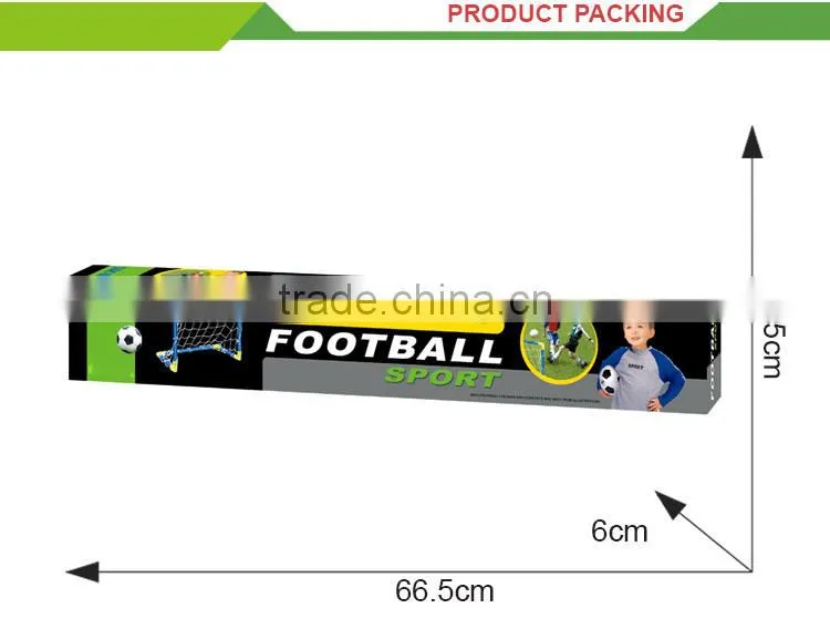 Hot sale kids play large inflation door toy plastic football players