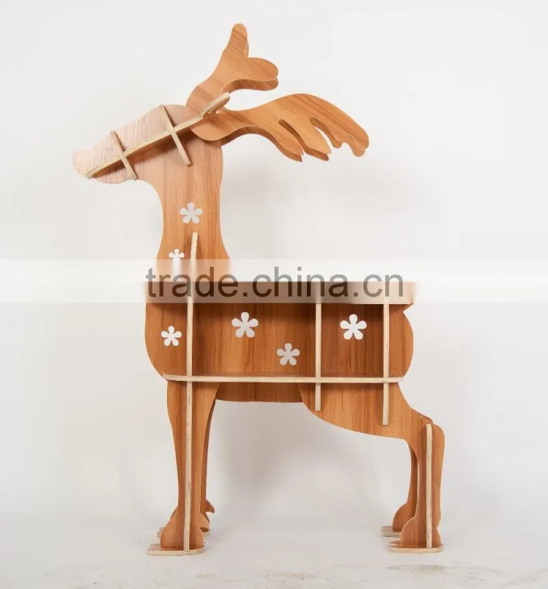 MDF Wooden Animal Shaped Book Shelf