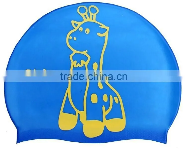 China wholesale custom silicone waterproof swimming cap