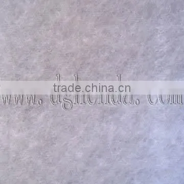 White 0.8mm gradeB PET needle punch non-woven fabric