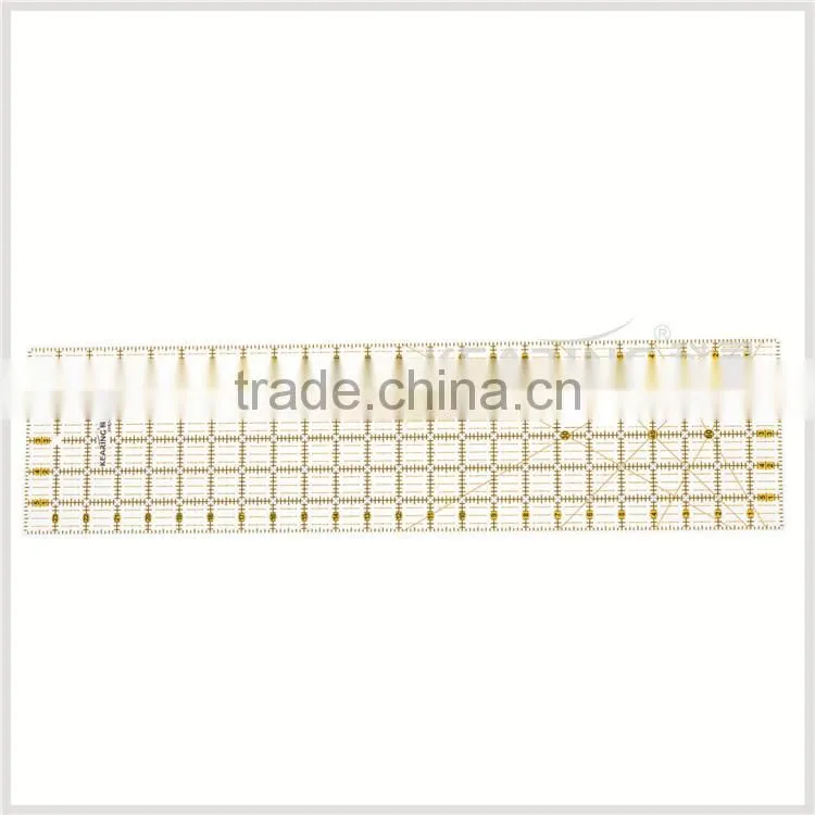 Kearing pro 12*6 inches acrylic fabric patchwork quilting ruler with grid scale Angle for sewing dressmaking#KPR1206