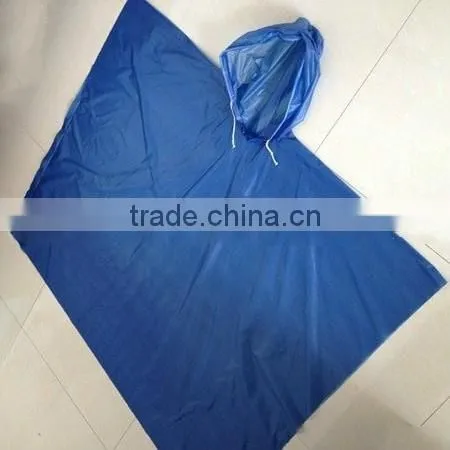 Eco-friendly children disposable plastic raincoat with cute cartoon logo