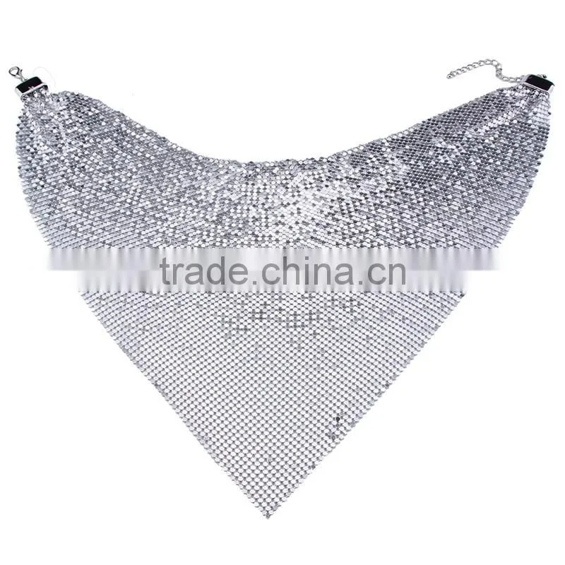 Fashion vintage net cloths collar necklaces for womens jewelry
