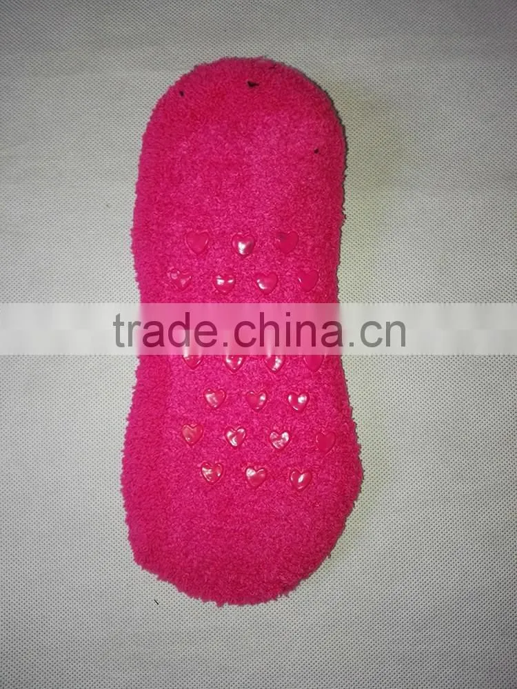 Super Soft Cozy Footsie Slipper Socks with Grippers - One Size Fits Most