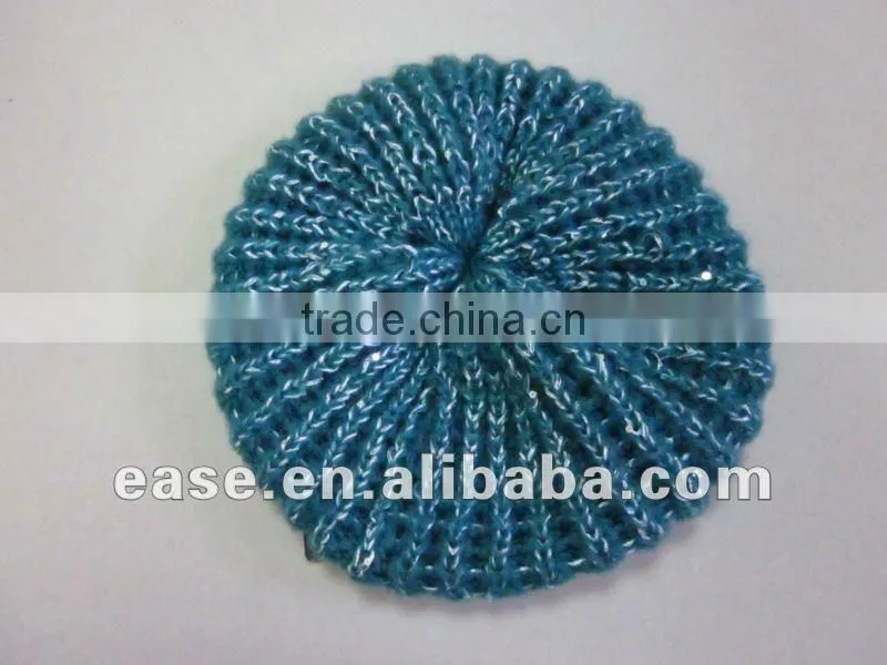 lady handmade knitted cap
