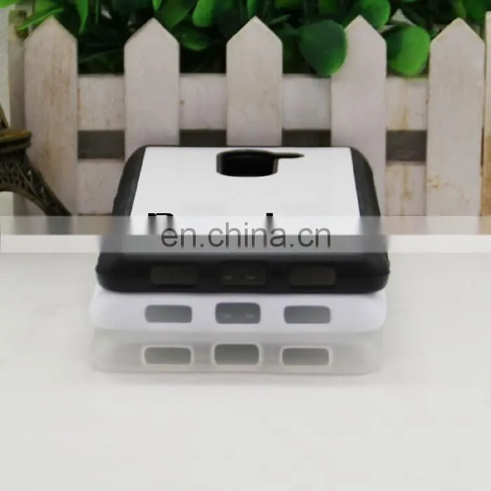 2d sublimation heat transfer PC +TPU silicon blank cell phone case for Prosub-Mate9 Lite