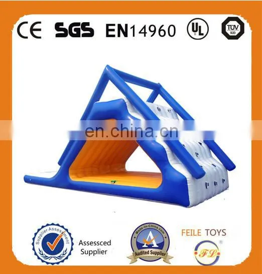 2015popular inflatable equipment for water games ,floating water climing amusement