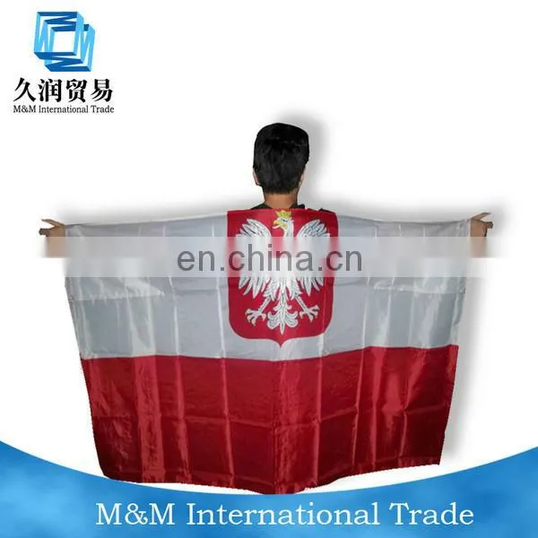 hot sale football soccer sport printed satin flag scarf fan scarf