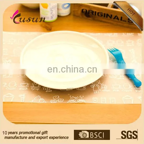 2016 hot sale printing decorate plastic pp pvc kitchen mat