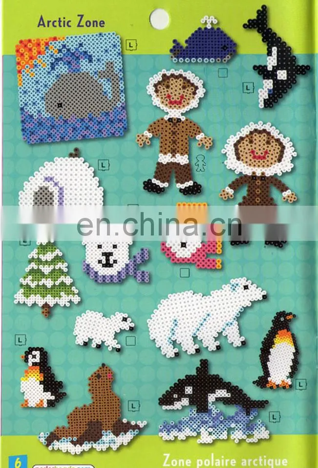 Non-toxic Eco-friendly co-friendly Perler Beads 5mm Round Beads For Kids