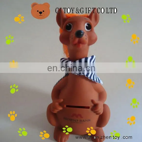 Kangaroo vinyl coin bank