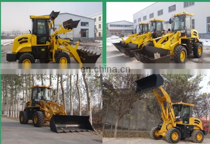 1.6ton 4wheel drive new compact hydraulic mini wheel loader with CE