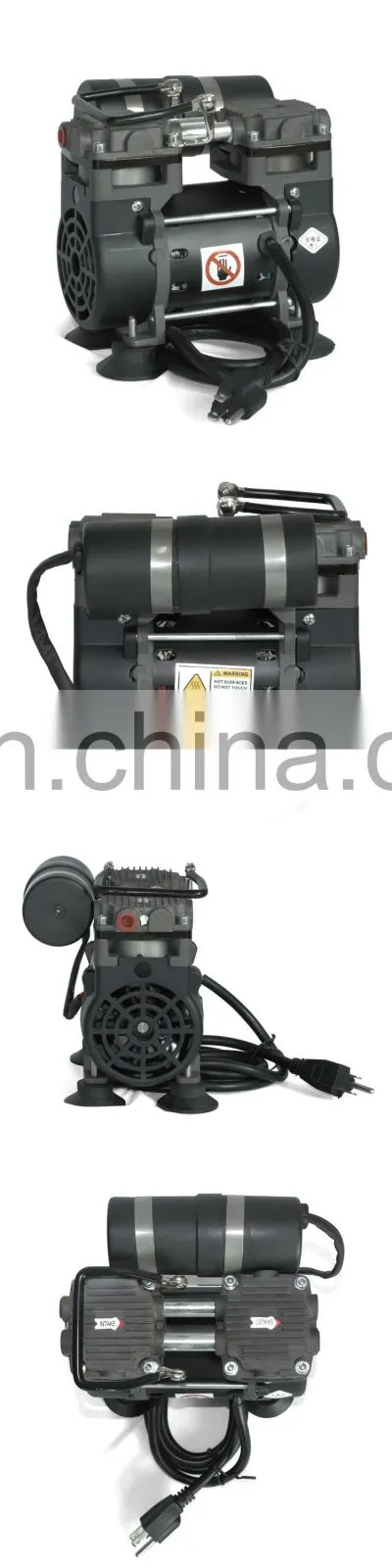 High quality low noise mini oil free piston vacuum pump for milking machine