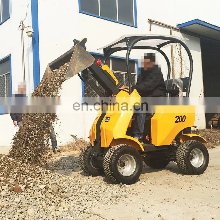 garden machine mini loader skid steer with snow plow attachment sbest price snow blower