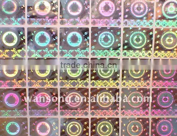 3d laser hologram sticker