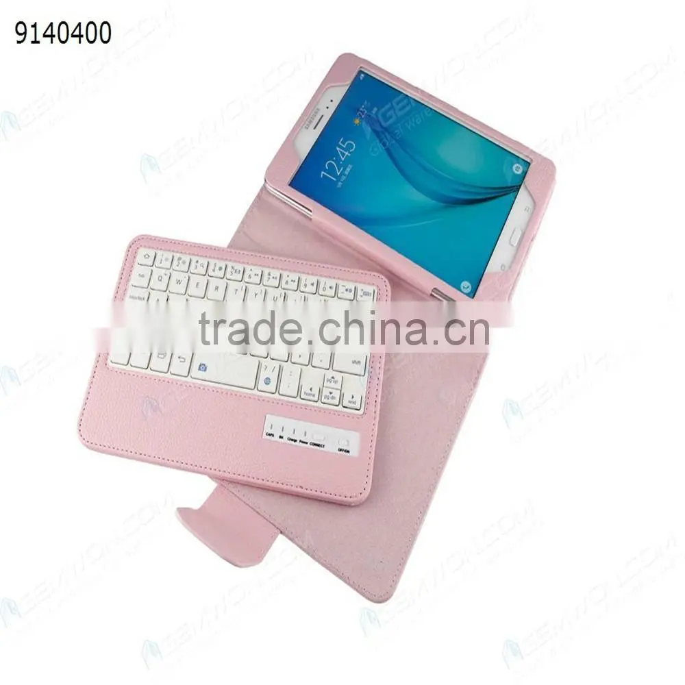bluetooth keyboard for Samsung TabA 8.0 T350/T351, pink