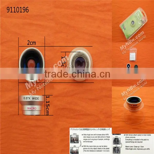 High Quality ! Fashion and Mini Less Wide Angle Lens For iPhone 4