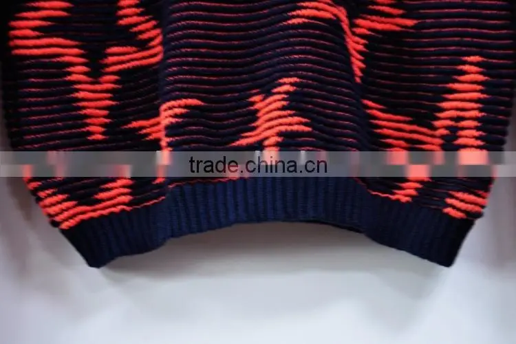 Women Clothing Colourful Mottled Pullover Blended Women Knitted Sweater