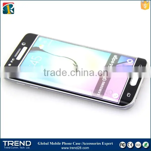 china supplier for Samsung S6 edge full tempered glass screen protector